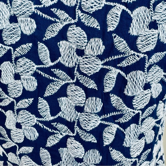 Old Navy | Navy & White Floral Cotton Dress - Picture 3 of 13